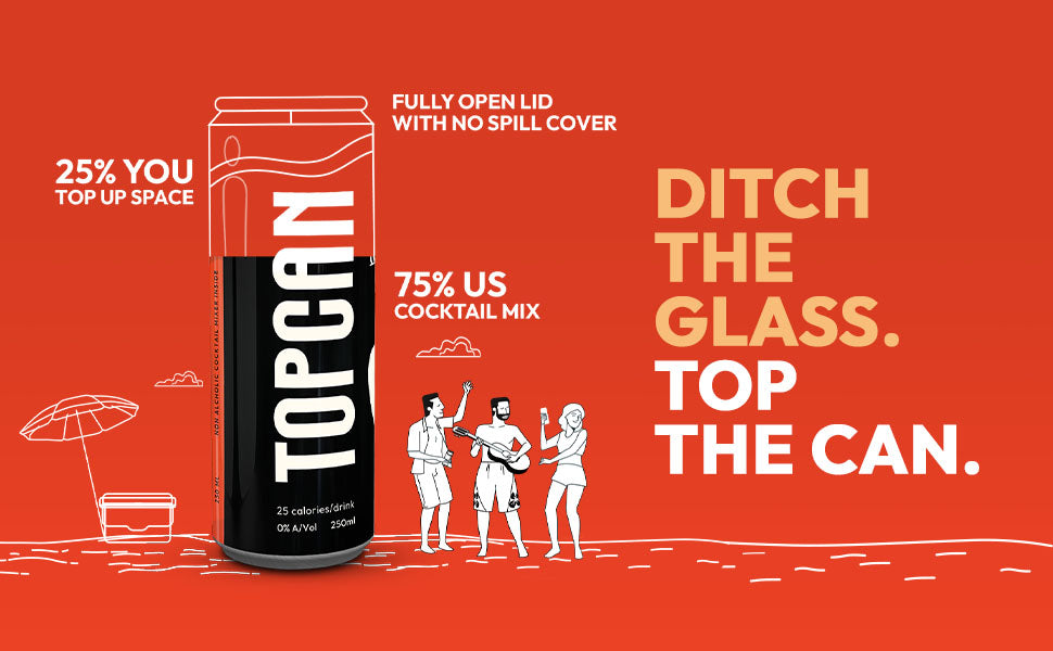 TopCan Sex On the Beach Mixer - Turn your can into a glass