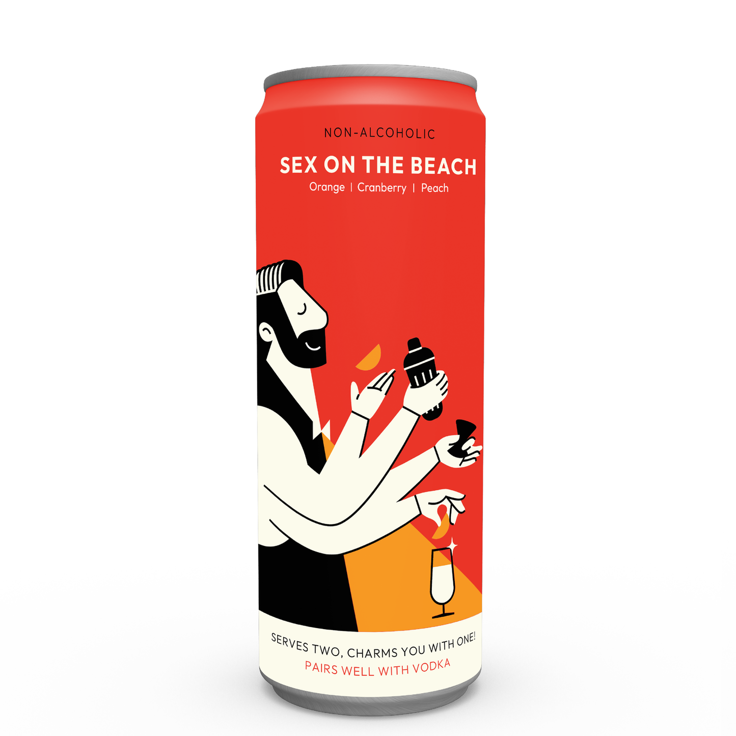 TopCan Sex On the Beach Mixer (Pack of 24) - Turn your can into a glass