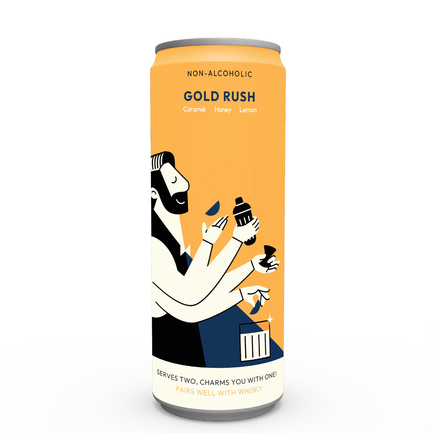 TopCan Gold Rush Mixer ( PACK OF 24) - Turn your can into a glass