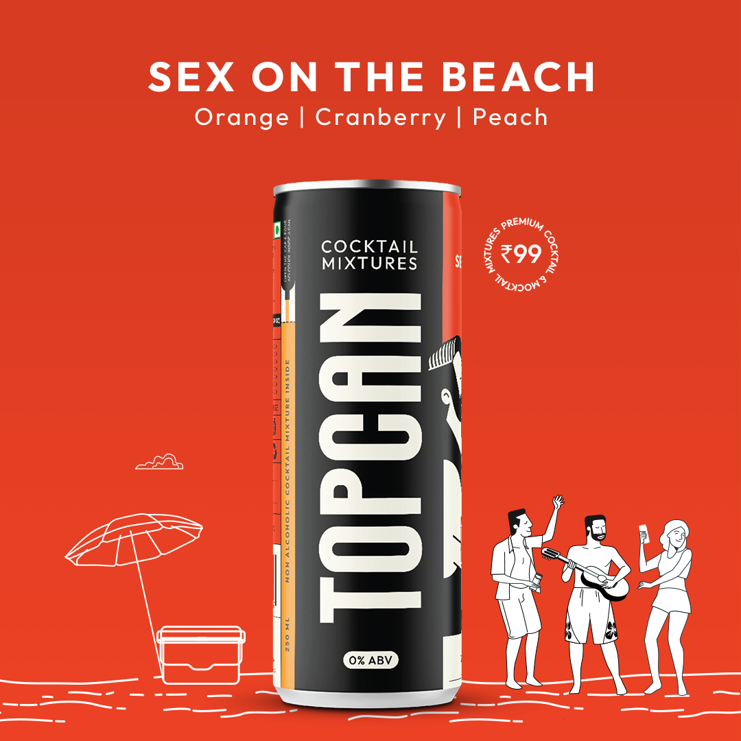 TopCan Sex On the Beach Mixer - Turn your can into a glass